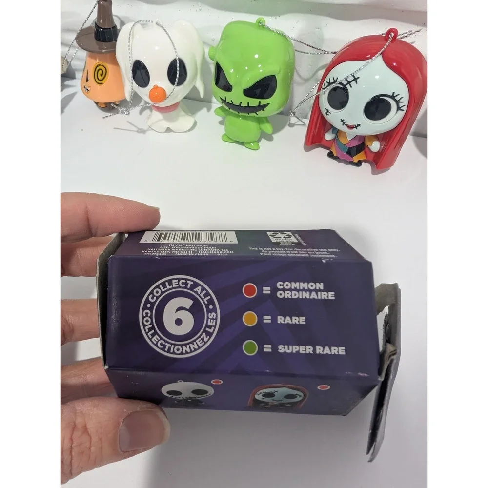 NEW Opened 2025 Hallmark Set 5 Nightmare Before Christmas Mystery Ornaments